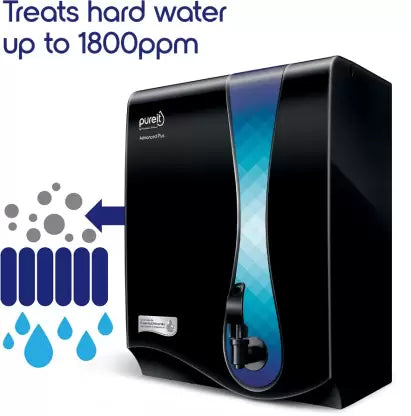Pureit Advanced Plus RO+MF+MP 7 L RO + MF Water Purifier  (Black) Pureit Advanced Plus RO+MF+MP 7 L RO + MF Water Purifier  (Black)